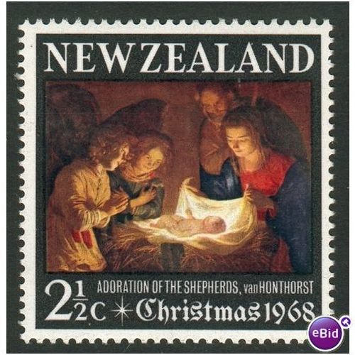 New Zealand stamps 1968 - SG 892 - Christmas 2½c - MNH