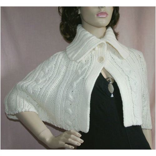 Karen Millen Cream Cape Shrug Womens One Size New With Tag