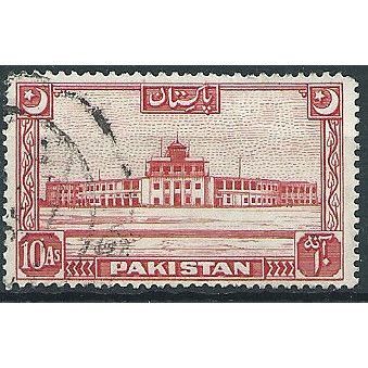 Pakistan 1949 SG50 10a Scarlet Fine Used .. ..