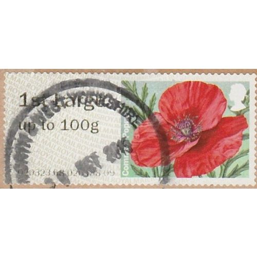 2015 Post & Go. 1st Large Value. Poppy Type IIA. MA15 F/Used