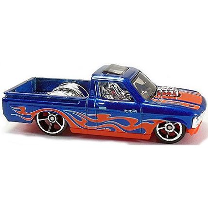 Hot Wheels - Custom '72 Chevy LUV: HW Flames #10/10 - #36/365 (2017) *Blue*