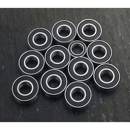 (12pcs) TAMIYA FALCON / SONIC FIGHTER / STRIKER Rubber Sealed Ball Bearing Set