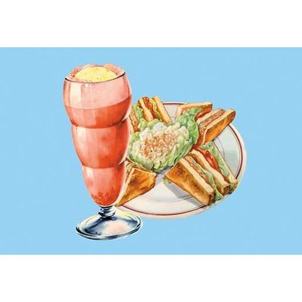 Club Sandwich and Float 20 x 30 Poster
