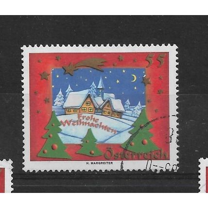 Austria.2005 Christmas stamp.Fine Used.Aug22a