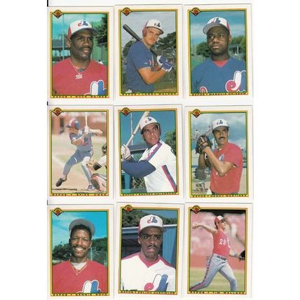 1990 Bowman Montreal Expos team set 20 cards- Grissom RC, Walker RC