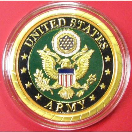 US Army, Corps Of Engineers. Challenge Coin. 1.50". 67b.