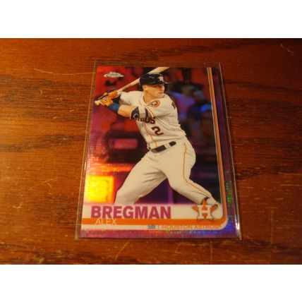 2019 Topps Chrome, 2-Cards, Pink Refractors, ALTUVE/BREGMAN, Astros