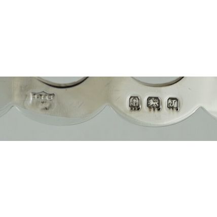 Big 7-Bar Vintage Sterling Silver Toast Rack, Birmingham 1933, 113mm, 113g.