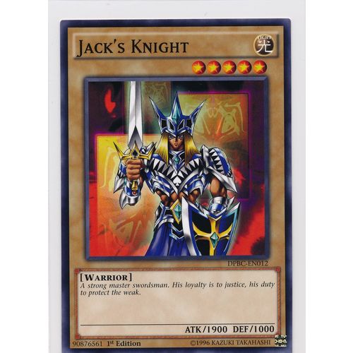 YuGiOh Duelist Pack: Battle City DPBC-EN012 Jack's Knight 1st Edition