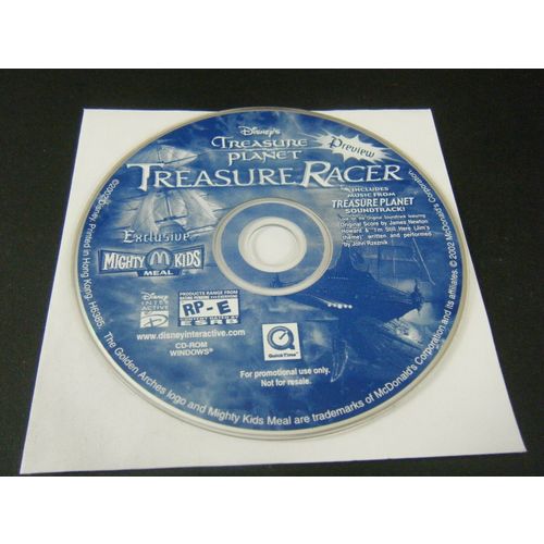 McDonald's Promo - Disney's Treasure Planet Treasure Racer - Preview (PC, 2002)