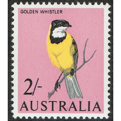 Australia 1964 Birds 2/- Yellow Black and Pink SG366 MM