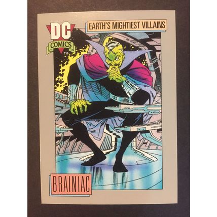 DC Cosmic Cards trading card #84-Brainiac, excellent condition!