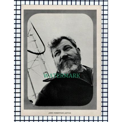 (7578) James Robertson Justice - 1959 Cutting