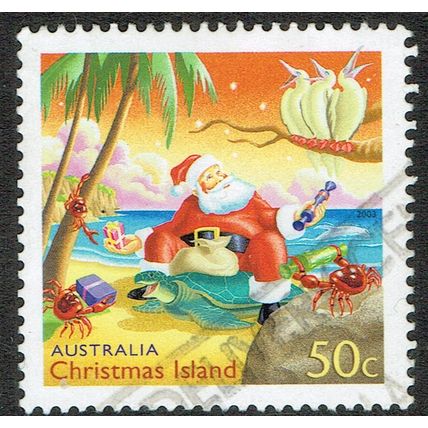 Christmas Island 2003 Christmas 50c Multicoloured SG527 GU