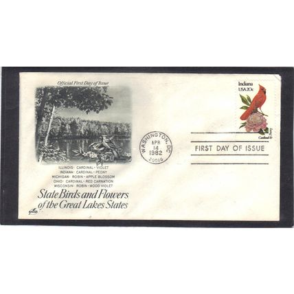FDC Art Craft 1966 20c Cardinal (Cachet-U/A) CV00137