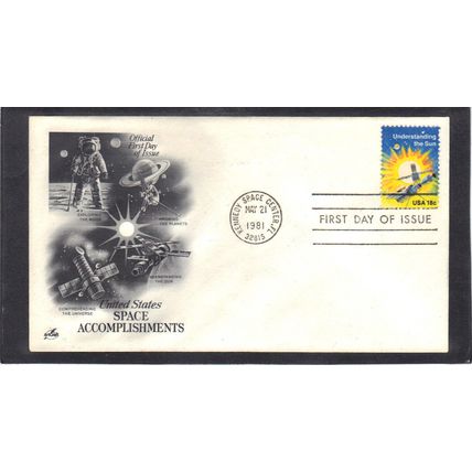 FDC Art Craft 1915 18c Understanding the Sun (Cachet-U/A) CV00262