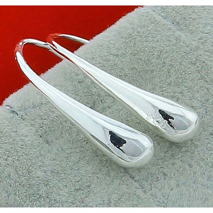925 Sterling Water Drop Charm Earrings