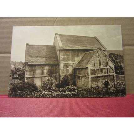 SAXON CHURCH, BRADFORD ON AVON, WILTSHIRE unused vintage postcard by F Frith =