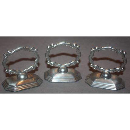 Southern Living at Home Lot of 3 Place Card Holders/Napkin Rings
