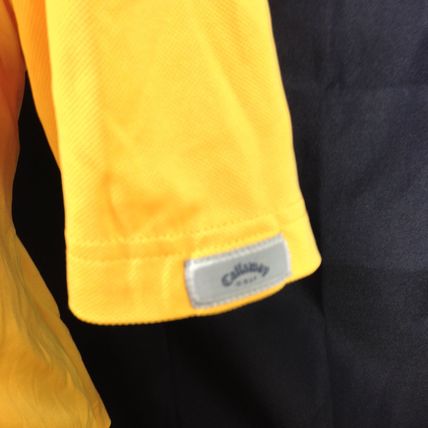 Callaway X Series Mens Golf Polo Shirt Yellow Size Large