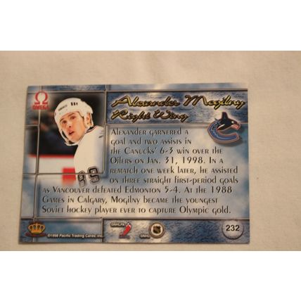 Alexander Mogilny 1997/98 Pacific Omega GOLD NO. 232
