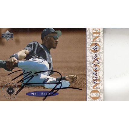 MICHAEL JORDAN 1995 AUTOGRAPHED CHICAGO WHITE SOX HOF CHICAGO BULLS CHAMPION