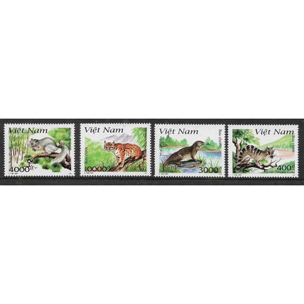 VIETNAM 1997 WILDLIFE CAT BA NATIONAL PARK SG 2112 /2115 SET 4 VALS U/M MINT
