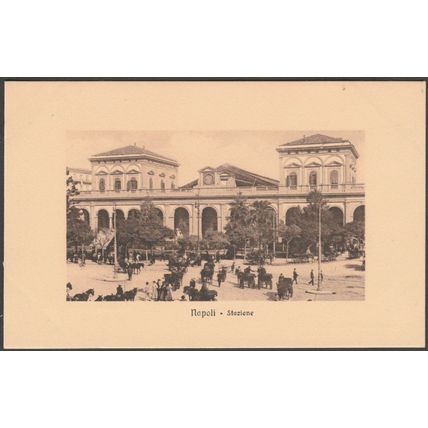 Stazione, Napoli, c.1910 - Roberto Zedda Cartolina