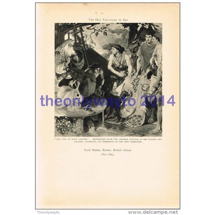 Coat of Many Colours, Ford Madox Brown, Book Illustration, 1905