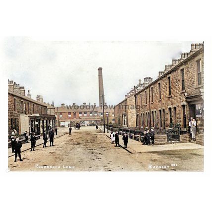 ptc1088 - Burnley , Rosegrove Lane , Lancashire - print 6x4