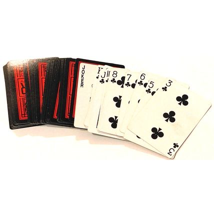 1949 Aces Over Kings World Championship Tournament Red Playing Card Set Wood Box