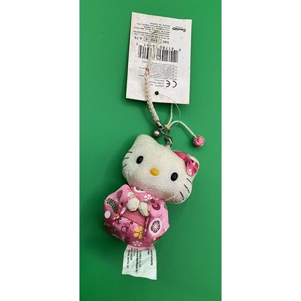 A HTF Rare Vintage Sanrio 2006 Hello Kitty Small Kimono Cellphone Charm