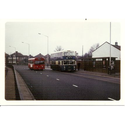 Colour Photograph of Southend Corporation Transport - GHJ 374L
