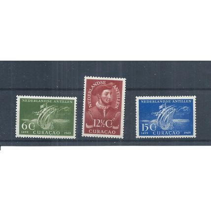 Netherlands Antilles stamps. 1949 450th Anniv of Discovery of Curacao MH (AP738)