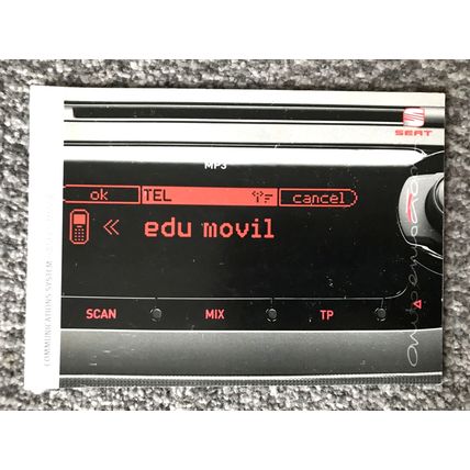 SEAT IBIZA SC 3 DOOR HANDBOOK PACK : OWNERS MANUAL / AUDIO / COMMS 2008 - 2012