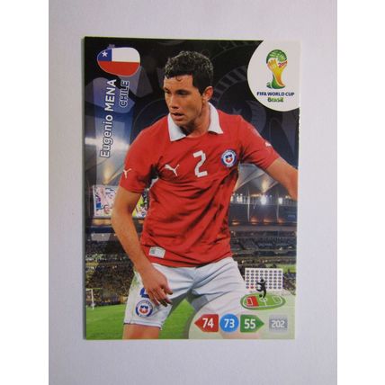 Eugenio Mena - Chile - 2014 Panini Adrenalyn XL Brazil World Cup (ef1)