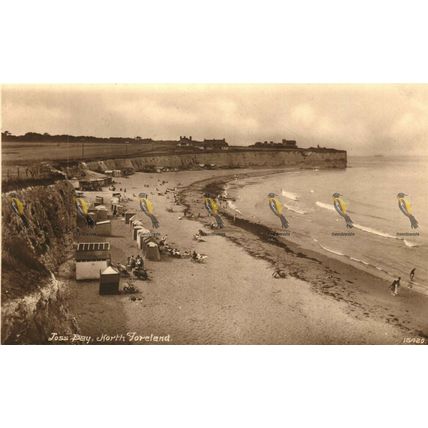 Joss Bay, North Foreland, Kent, 16420 Wynne Dutch Tea Rare House, Postcard