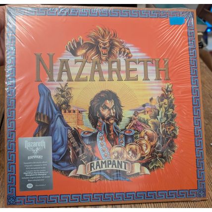 NAZARETH Rampant LP UK blue vinyl record 1975 HARD ROCK 1970s 2019 remaster EX