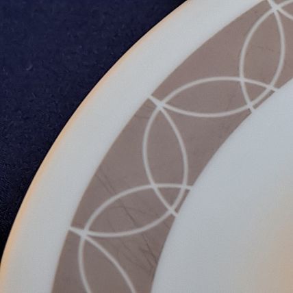 Lot 4 CORELLE By Corning SAND SKETCH BREAD & Butter PLATES 6 3/4 Salad Dessert