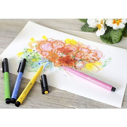 FABER-CASTELL Pitt Artist Pen Gift Box of 48 Colours BNIB