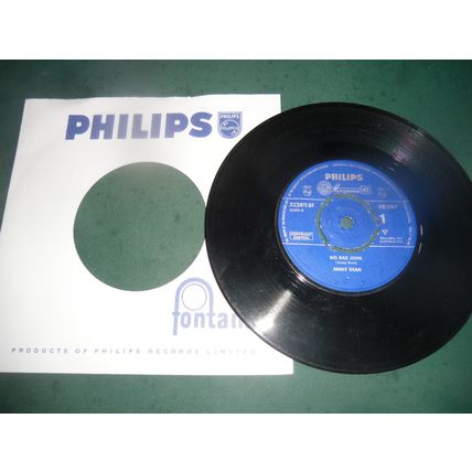 JIMMY DEAN 7" SINGLE - BIG BAD JOHN/I WON'T GO HUNTIN' WITH YOU JAKE