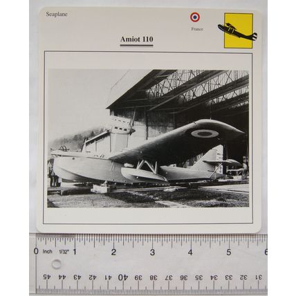 Amiot 110 - France - Seaplane - Collectors Club Card