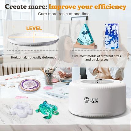 LET'S RESIN Curing Machine for Resin - 3 Hours Auto Dryer with Large Tray, One-B
