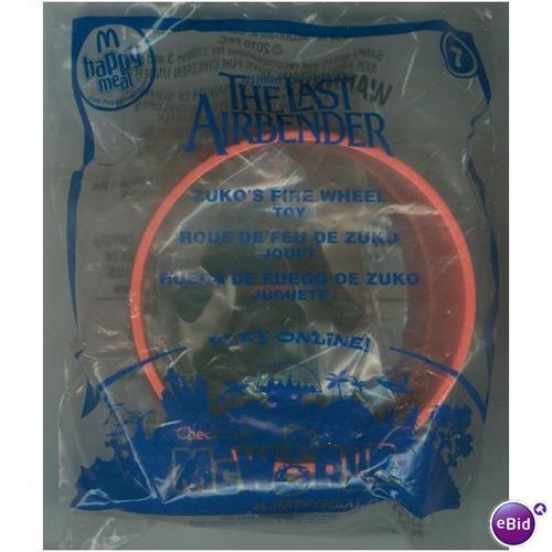 2010 McDonalds The Last Airbender #7 Zuko's Fire Wheel Mint in Package