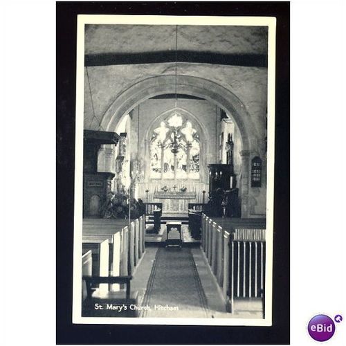 Buckinghamshire HITCHAM Church Interior Postcard by TVAP (2120)