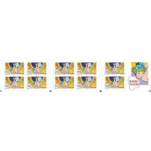 Mi MH 4068 x 10: Greetings Stamp: Holidays.