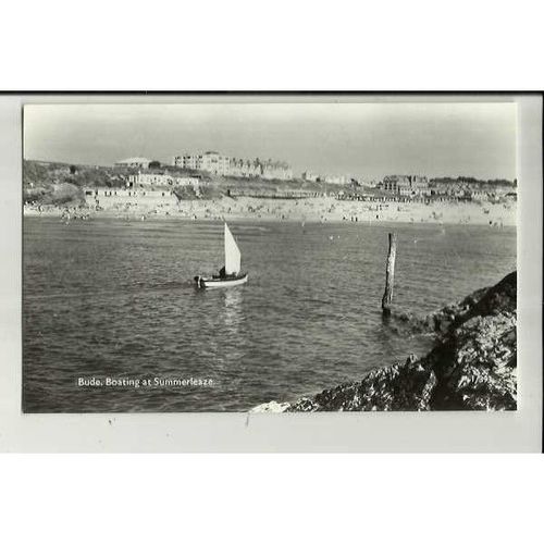 Cornwall BUDE Summerleaze Boating Postcard by Overland (1/393)