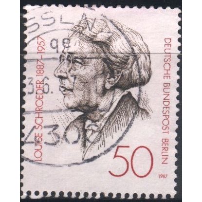 Germany 1986 - SG B736 - 50pf brown & green - Louise Schroeder - used
