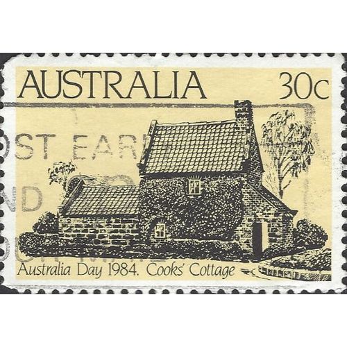 AUSTRALIA, Cook's Cottage, yellow 1984, 30c, #3