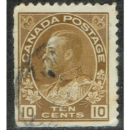 Canada 1922 10c Bistre Brown SG254 GU